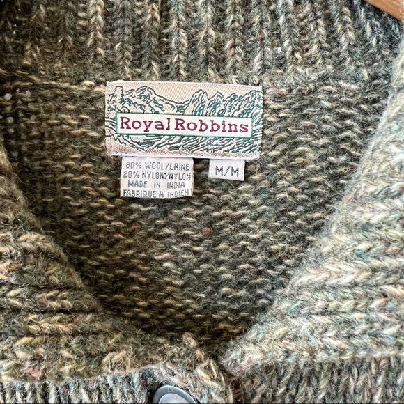 Royal Robbins | Color Block Button Front Sweater Cardigan - Picture 13 of 13